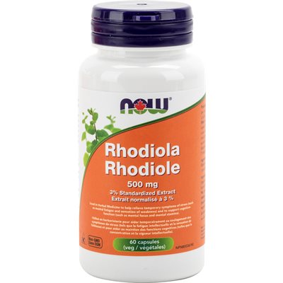 Now Now Rhodiola (Arctic Root) 500mg 60vcaps