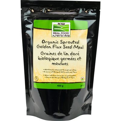 Organic Sprouted Golden Flax Seed Meal 400g 