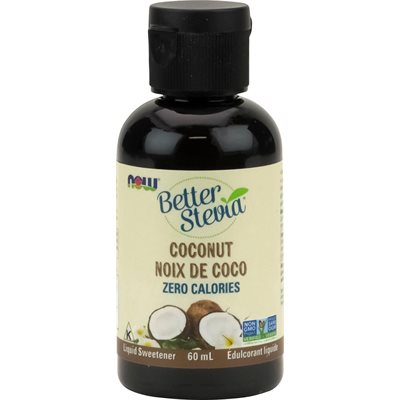 Now F. Stevia Liquide Noix Coco 60Ml