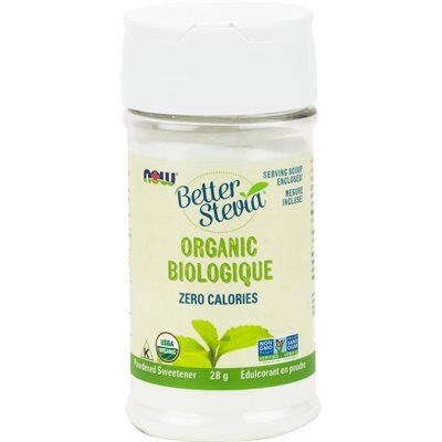 Now Stevia Poudre Blanche Bio 28g