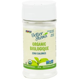 Now Better Stevia Organic sweetener 28G