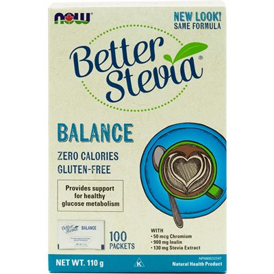 Stevia Balance (with Inulin & Chromium) Packets 1g 100S