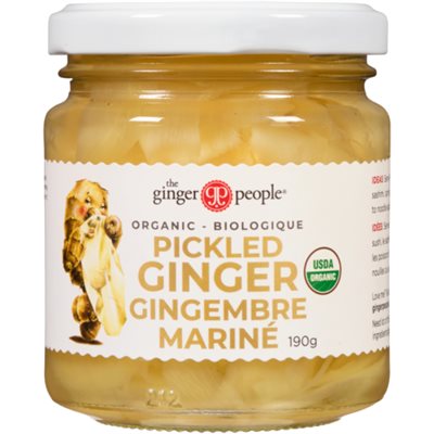 The Ginger People Gingembre Mariné Biologique 190 g