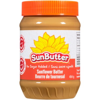 SunButter Beurre de Tournesol Sans Sucre Ajouté 454 g