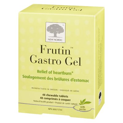 New Nordic Frutin Gastro Gel 48 chewable tablets