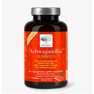 NEW NORDIC ASHWAGANDHA GUMMIES 60UN