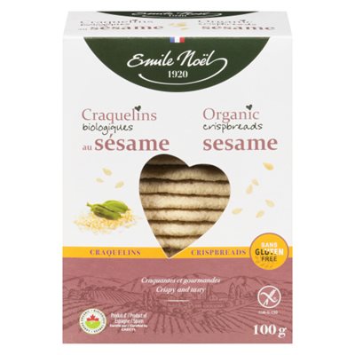 Emile Noel Craquelins biologique aux sésame 100gr