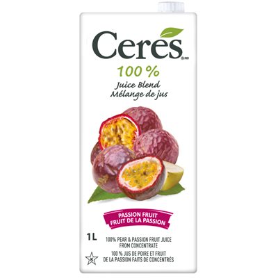 CERES PASSION FRUIT JUICE 1L