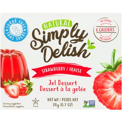 Simply Delish Jel Dessert Strawberry 20 g 20g