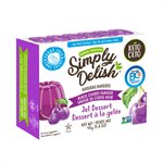 Simply Delish Black Cherry Jello Dessert 18g