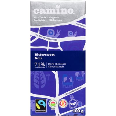 Camino Organic Dark Chocolate Bittersweet 100 g 