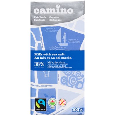 Camino Milk Chocolate Milk with Sea Salt 100 g 100g