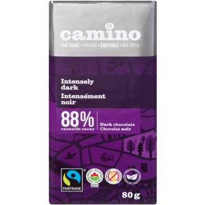 Camino Organic Dark Chocolate Intensely Dark 80 g 