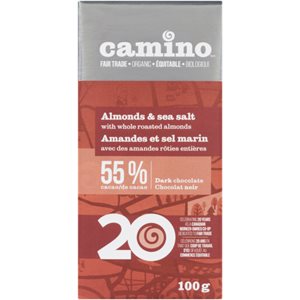 Camino Dark Chocolate Almonds & Sea Salt 100 g 100g
