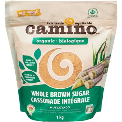 Camino Whole Brown Sugar Muscovado Organic 1 kg 