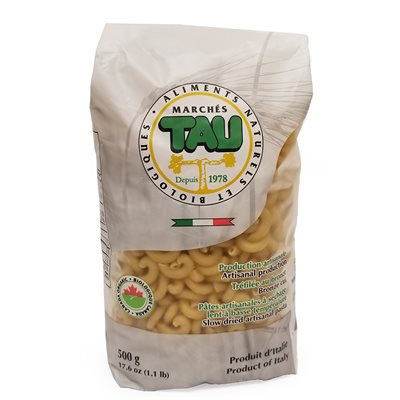 Tau Macaroni Organic Pasta 500G 500g