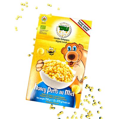 Tau Organic Honey puffs cereal 750g