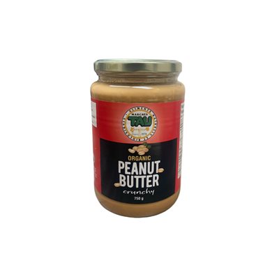 Tau Organic Peanut Butter Crunchy 750G