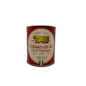 Tau Organic Diced Tomatoes 798Ml