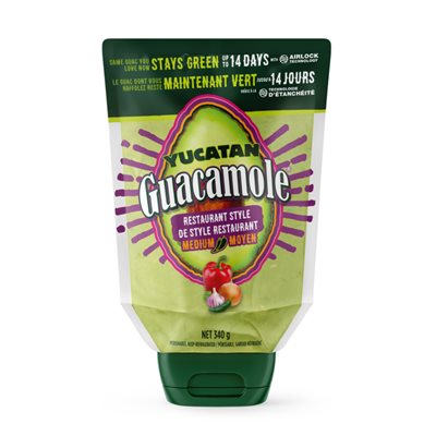 Yucatan Guacamole - Style Restaurant En Bouteille 340g