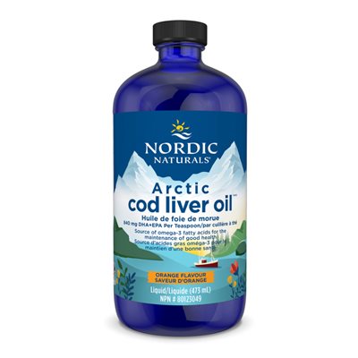 NORDIC NATURALS Arctic Cod Liver Oil Orange 473ml