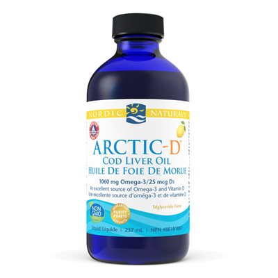 NORDIC NATURALS HUILE DE FOIE DE MORUE+ VIT.D CITRON