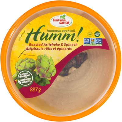 Fontaine Sant Humm! Hummus Cocktail Roasted Artichoke & Spinach 227 g 227g