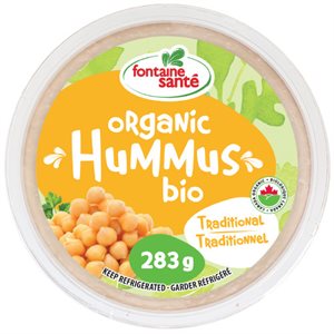Fontaine Santé Hummus Bio Traditionnel 283g
