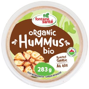 Fontaine Santé Hummus Bio Ail Rôti 283 g
