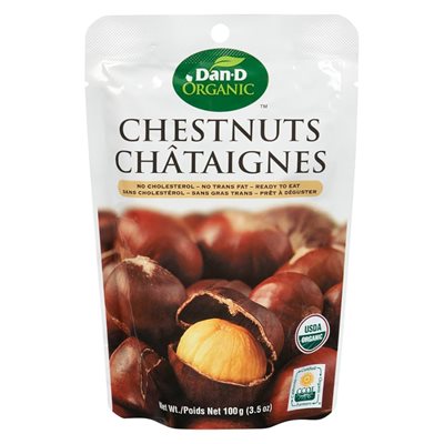 Dan-D Organic Chataignes Biologiques 100Gr