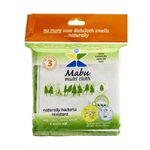Mabu Multi Wood Fiber Cloth 3pk 3U