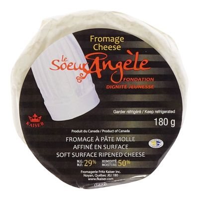 Le Soeur Angèle Fromage à Pâte Molle Affiné en Surface 29% M.G. 180 g Le Soeur Angèle Fromage à Pâte Molle Affiné en Surface 29% M.G. 180 g