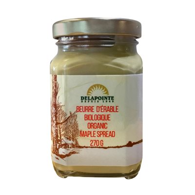 Ferme Delapointe Beurre D'érable Bio 270G