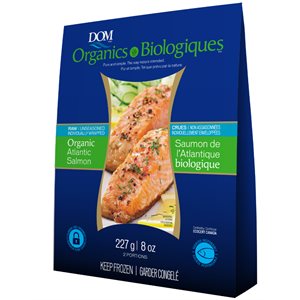 DOM Organic Atlantic Salmon Portions 227g