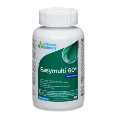 Platinum Naturals Easymulti® 60+ pour homme 60un