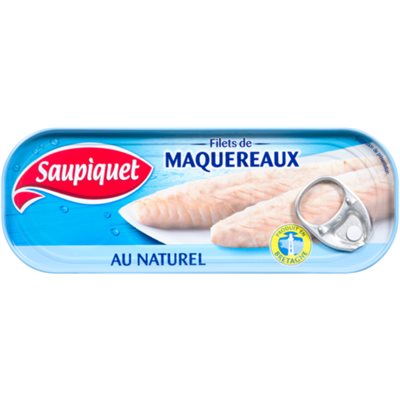 Saupiquet Natural Fillets of Mackerel 169 g 169g