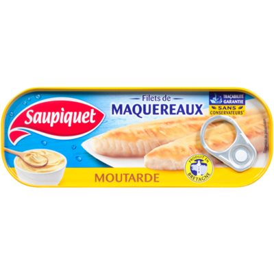 Saupiquet Fillets of Mackerel with Mustard 169 g 169g