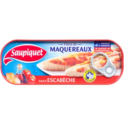 Saupiquet Filets de Maquereaux Sauce Escabéche