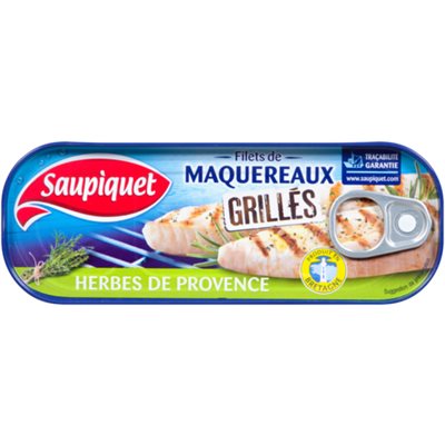 Saupiquet Grilled Fillets of Mackerel & Provence's Herbs 120 g 120g