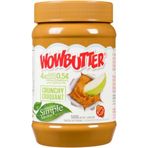 Wowbutter Tartinade de Féves de Soya Grillées Croquant 500 g