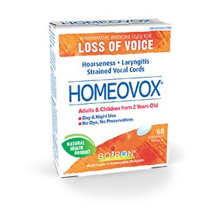 Boiron Homeovox Loss of Voice 60 Chewable Tablets 60 comprims