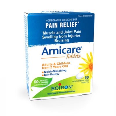 Boiron Arnicare Tablets Muscle and Joint Pain 60 Dissolving Tablets 60 comprims