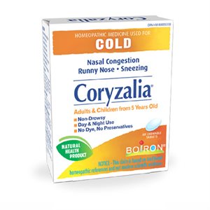 Boiron Coryzalia Cold 60 Chewable Tablets 60 comprims