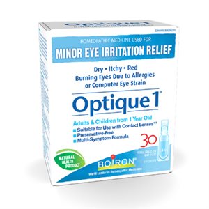 Boiron Optique1 Minor Eye Irritation Relief 30 Unit-Doses 30 unidoses