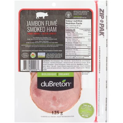 duBreton Jambon Foret Noire Tranche Bio