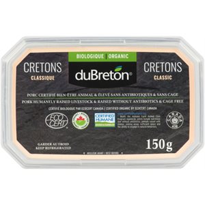 duBreton Organic Cretons Classic 150g
