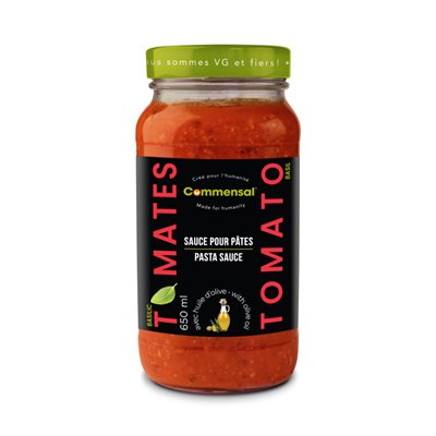 Commensal Sauce Tomates Basilic 650ML