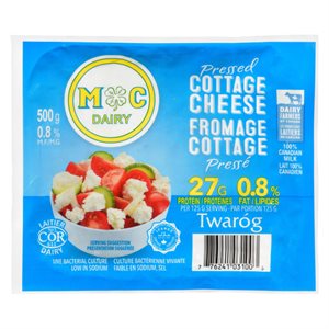 M-C Dairy Pressed Cottage Cheese 0.8% M.F. 500G