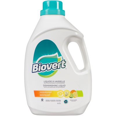 BIOVERT DISHWASHING LIQUID CITRUS FRSH 4.43LT