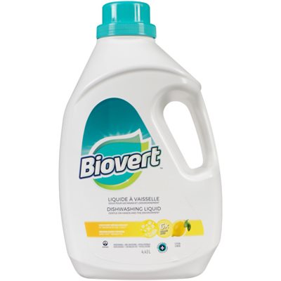 BIOVERT DISHWASHING LIQUID LEMON 4.43LT 4.43LT